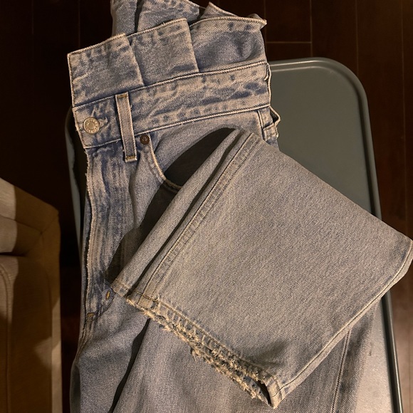 Lettuce Waist Wide-Leg Jeans - Picture 4 of 5